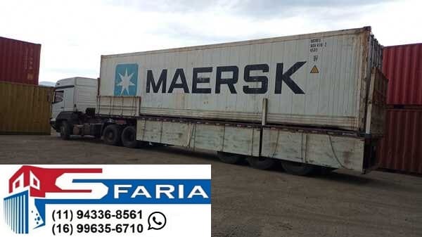 Container 40 PÉS 3 Transporte de container Marítimo sfaria container