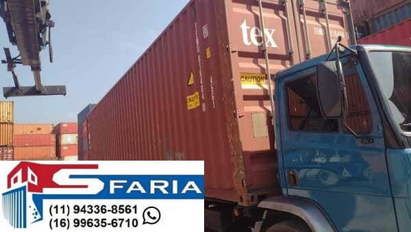 Container 40 PÉS 2 Transporte de container reefer sfaria container