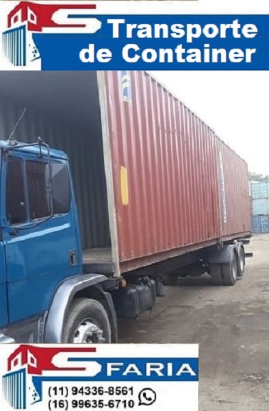 Transporte de container Cubatão 12 Transporte de containers Guarujá