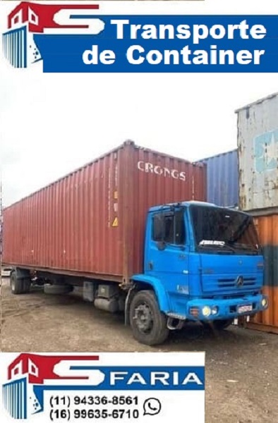 Transporte de container Cubatão 9 Transporte de container em Cubatão