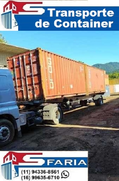 Transporte de container Cubatão 10 Transporte de container em Cubatão SP