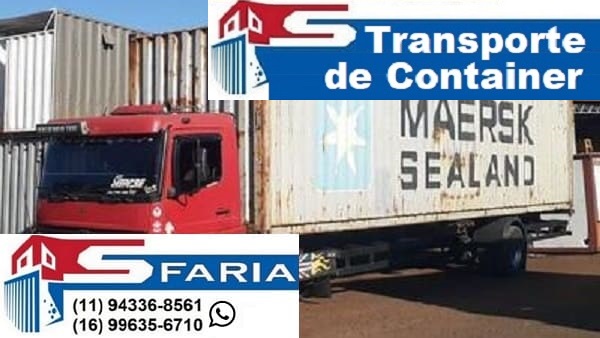 Transporte de container Santos SP 59 Transporte de container Santos SP