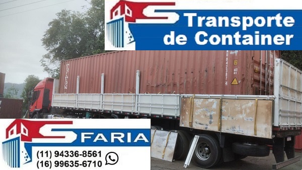 Transporte de container Cubatão 5 Transporte de container Santos SP