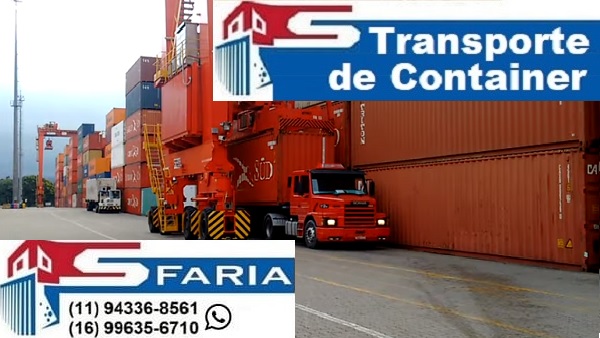 Transporte de container Cubatão 7 Transporte de container em Guarujá SP