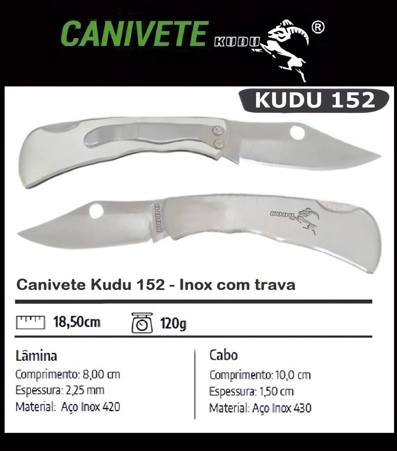 Canivete Kudu 152 81 Canivete Kudu 152